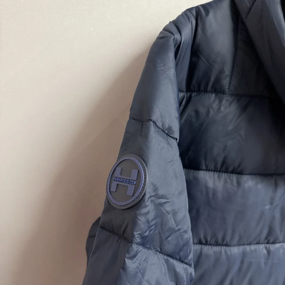 Hawke & Co Dark Blue Men's Quilted‎ Jacket Sz M